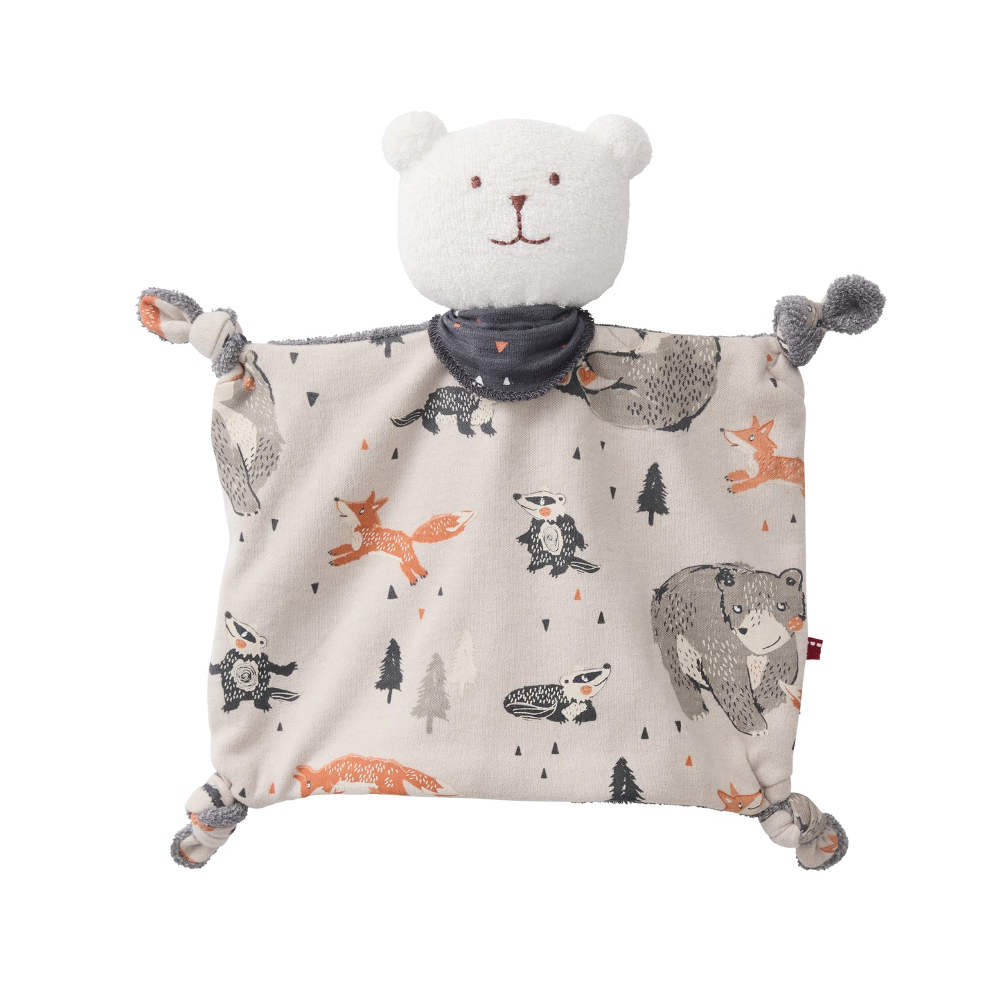 Muñeco Bebé en Algodón Orgánico GOTS - Diseño de Pequeños Corazones