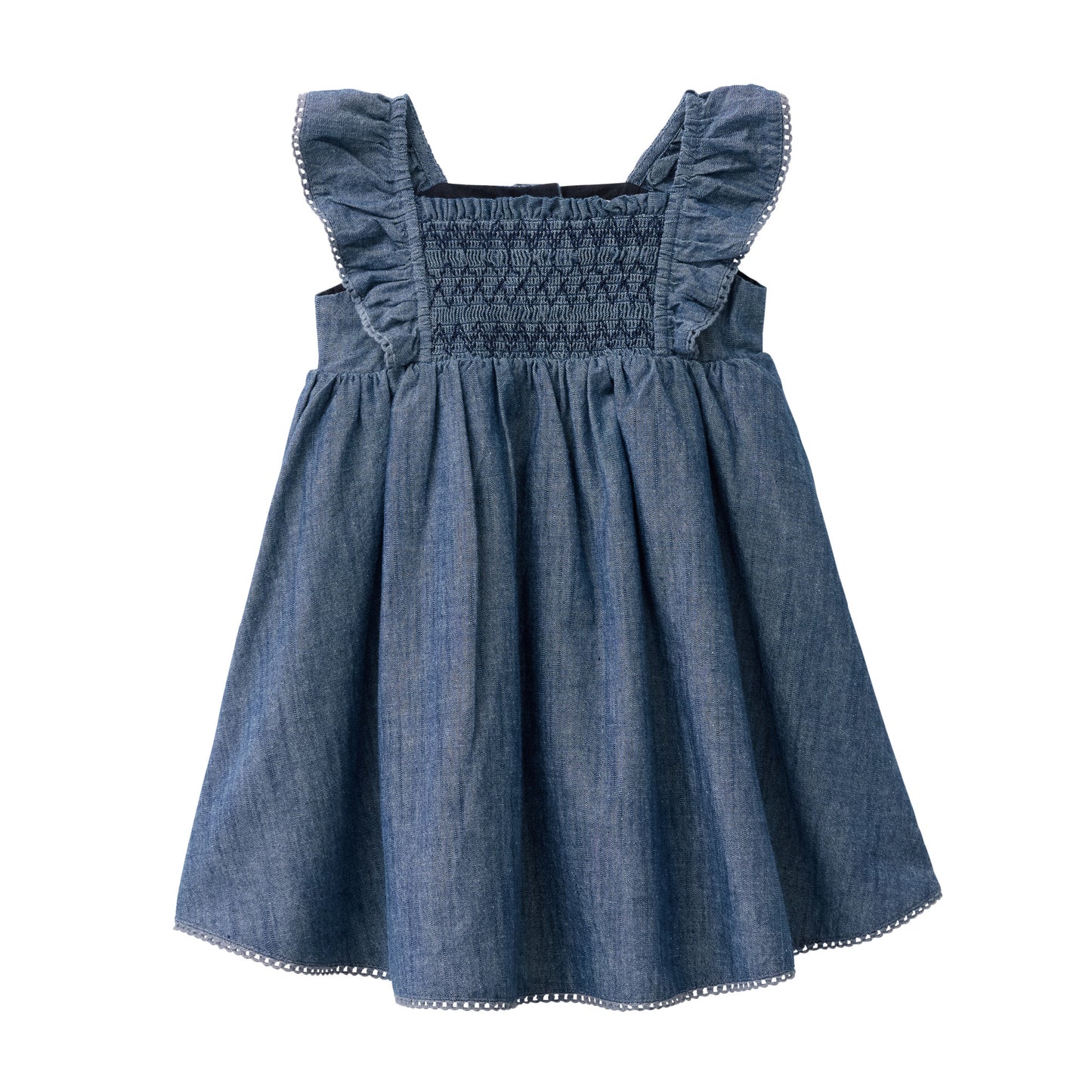 Vestido sin Mangas Azul Melánge