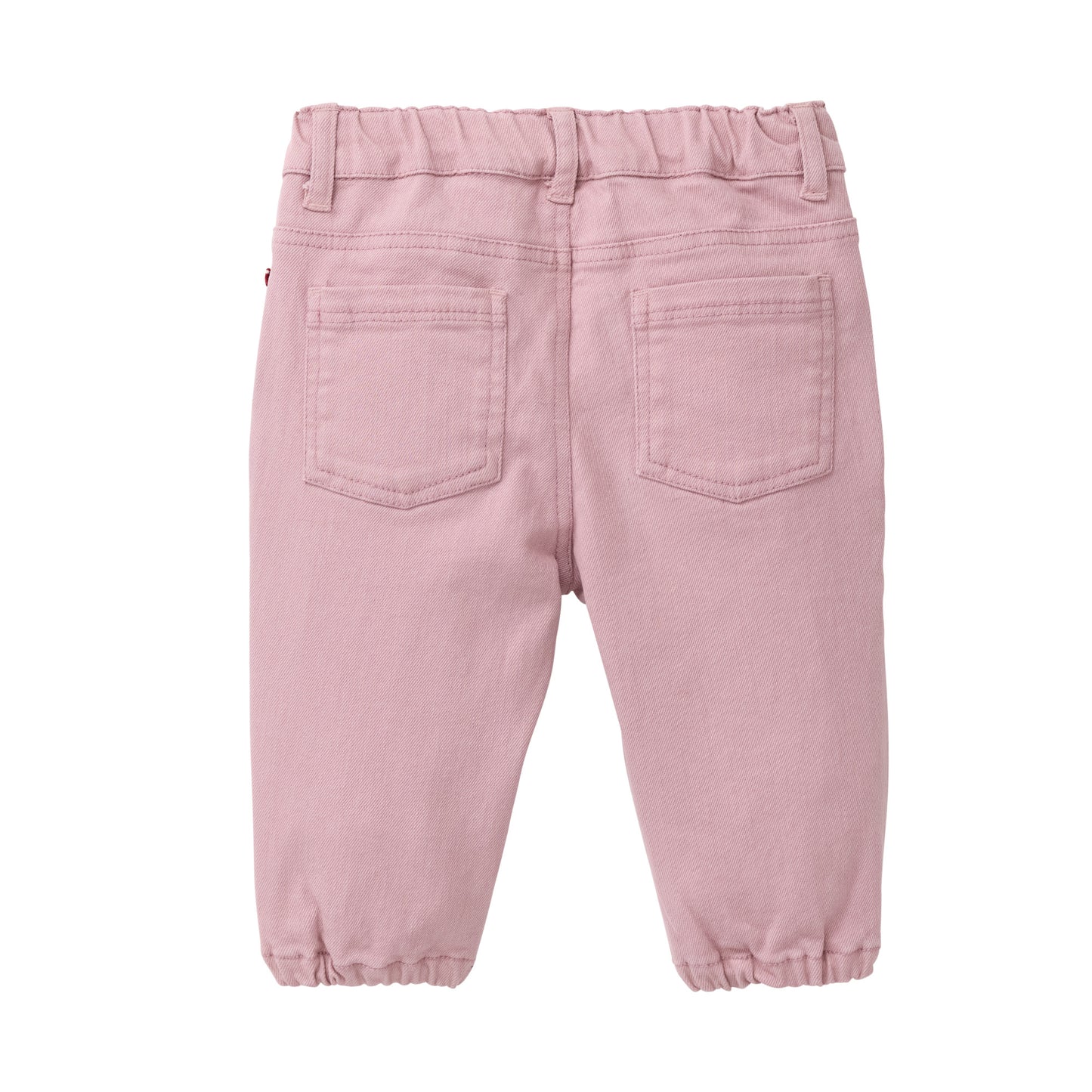 Pantalón Twill Elástico GOTS Malva para Bebé