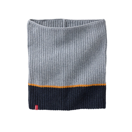 Braga cuello punto niños algodón orgánico GOTS – Azul grisáceo