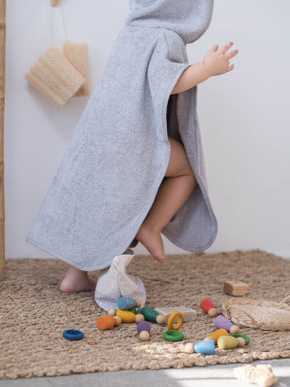 Poncho de baño Duende Miel