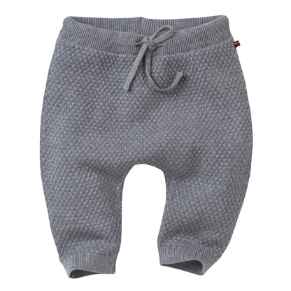 Pantalones de punto geometric gris