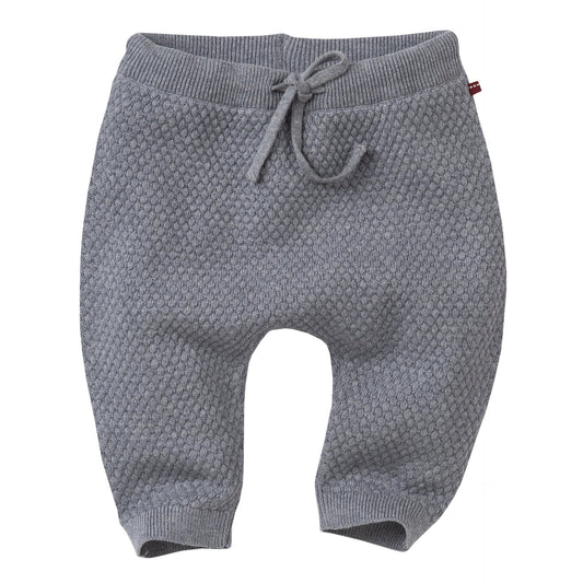 Pantalones de punto geometric gris