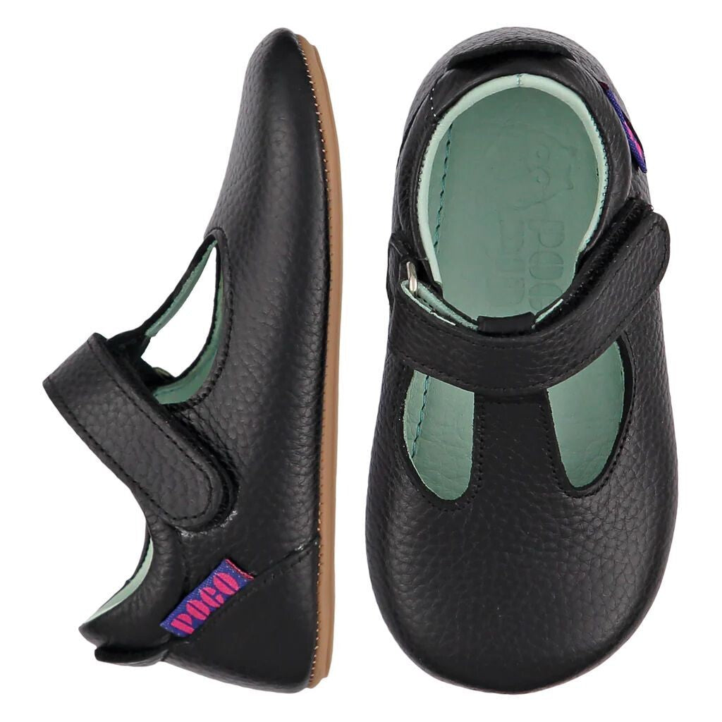 MIGHTY SHOES. BLACK T BAR