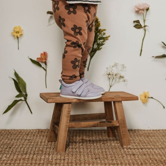 Baby Blucher Doble LAVANDA | microfibra