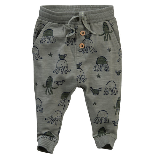 Pantalón verde Pulpo