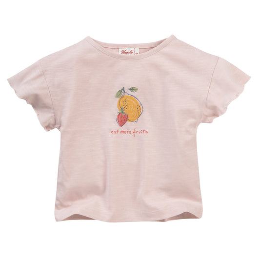 Camiseta rosa Fresa y Limón