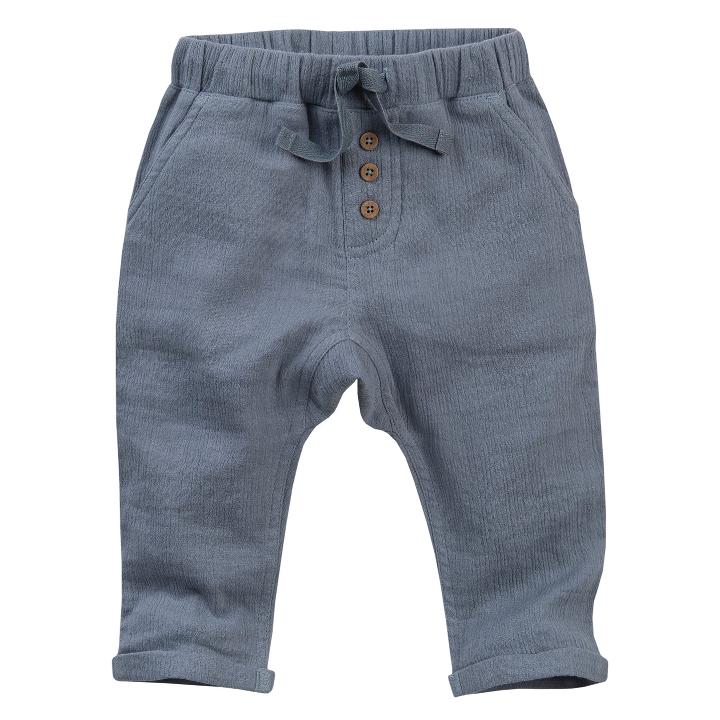 Pantalon Celeste Botones