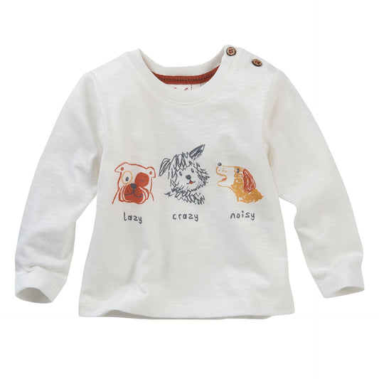 Camiseta Blanco Roto Perritos