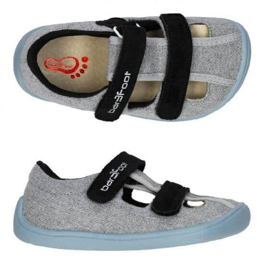 Sandalia Elf Gris y Negro
