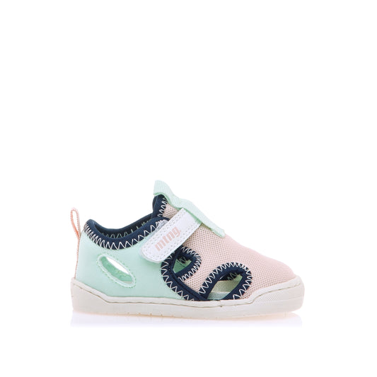 MESH ROSA CLARO / LYCRA AZUL CLARO
