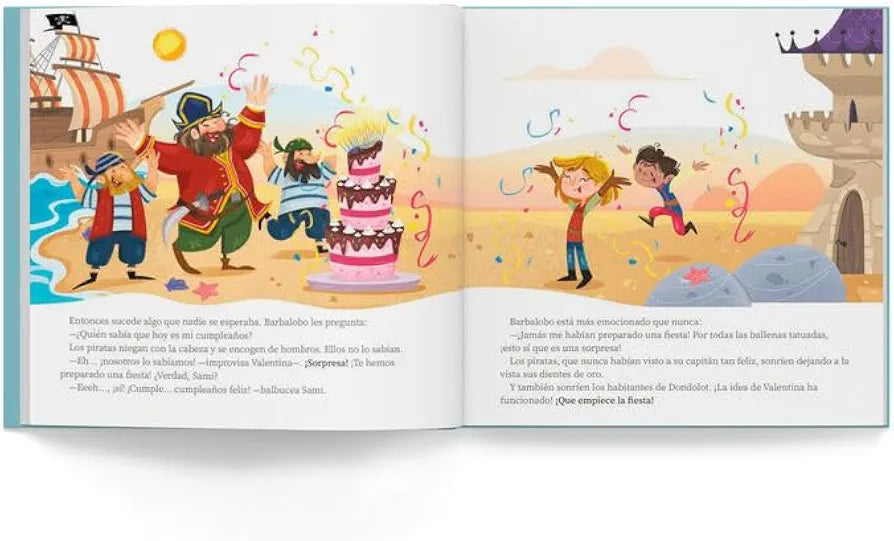 Valentina La fiesta pirata(5/7años)