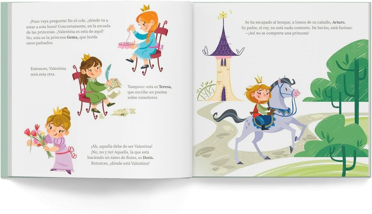 Velentina La princesa caballera (5/7 anños)