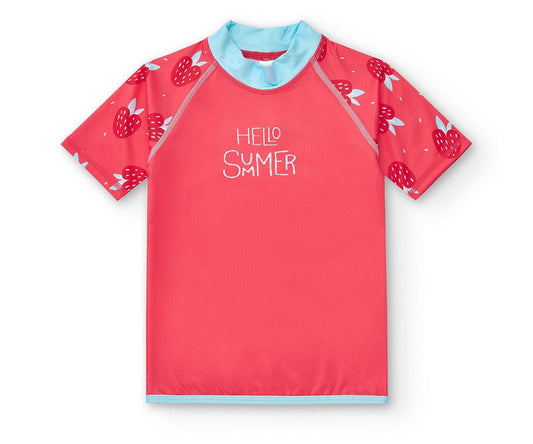 Camiseta Manga Corta Protección Solar Strawberries