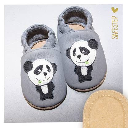 BABUCHA BABY PANDA, OSITO/ANIMALES BLANCO Y NEGRO