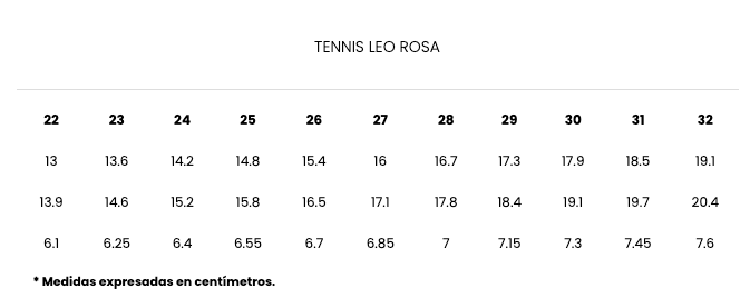 TENNIS LEO ROSA
