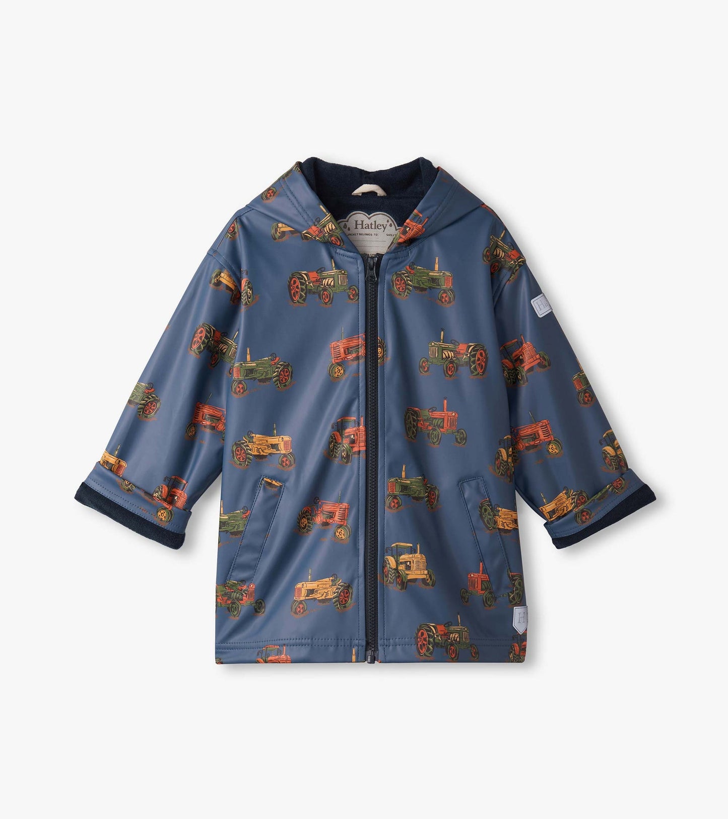 Chubasquero infantil Hatley Landscape Tractors