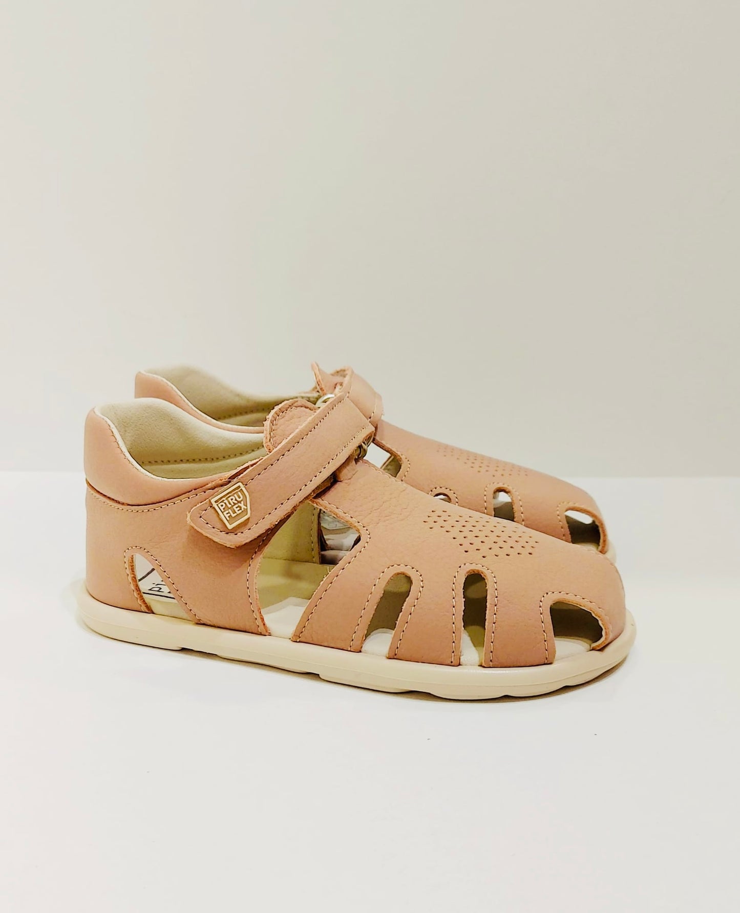 Sandalia Piruflex piel rosa( kids)