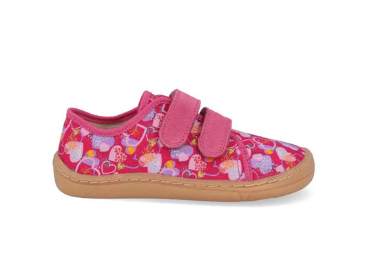 Canvas Fuxia+ Corazones