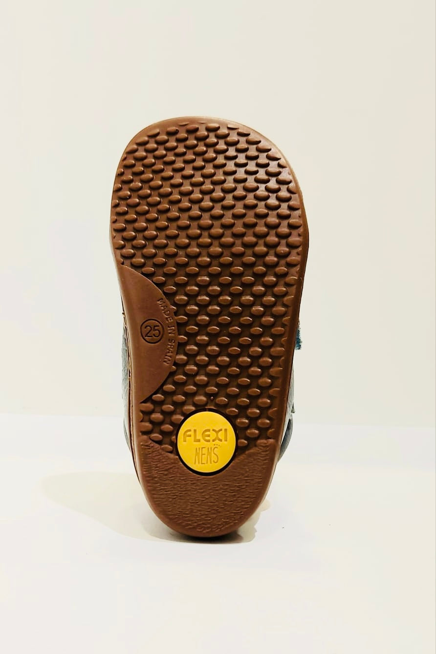 Flexi Nens Botín Lavanda Mouse/Safira