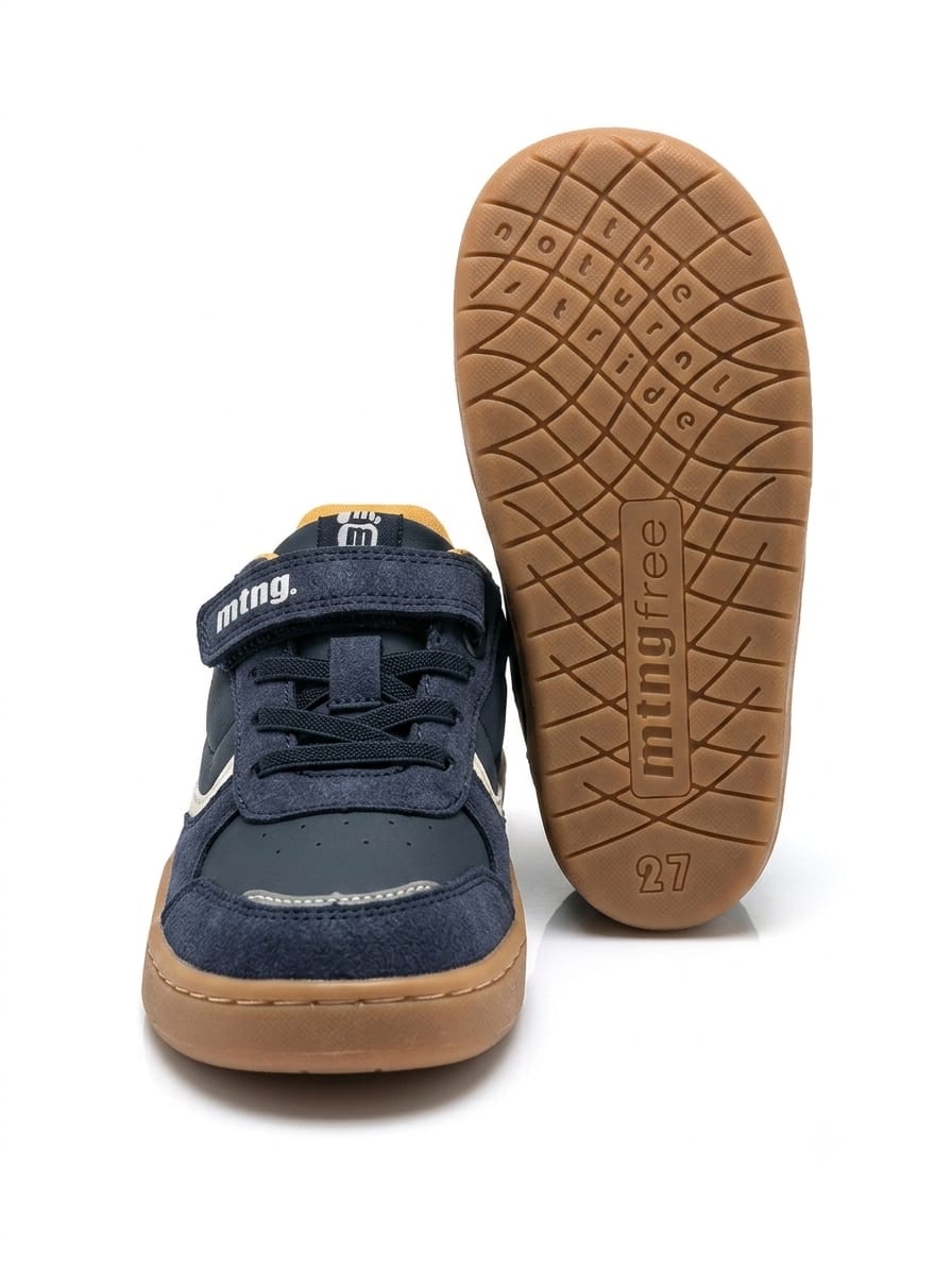 Deportivo Free kids marino/ mostaza