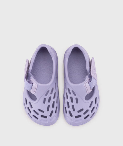 Sandalia estilo zueco Tijuca malva