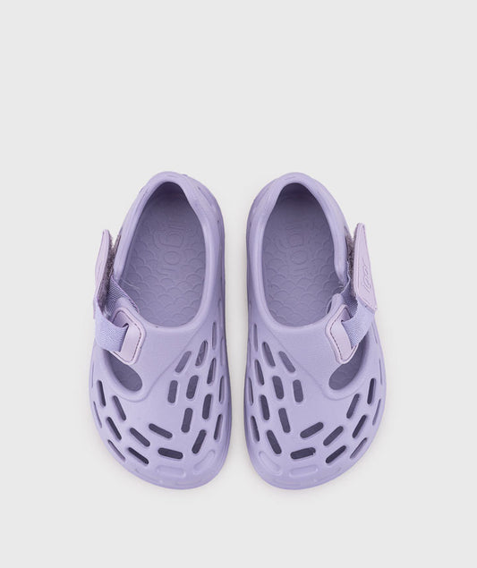 Sandalia estilo zueco Tijuca malva