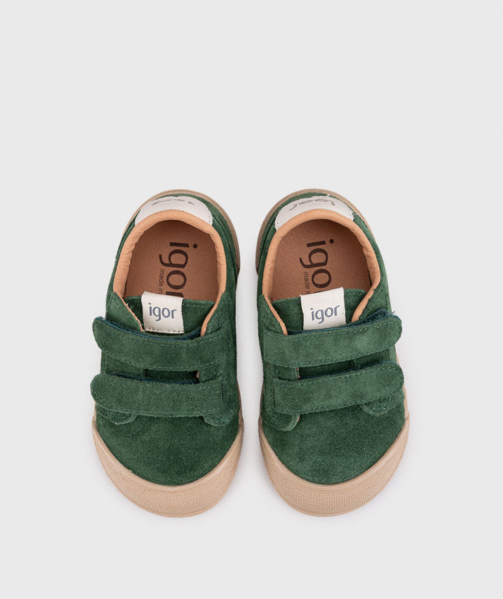 TENNIS SUEDE VERDE( horma media)