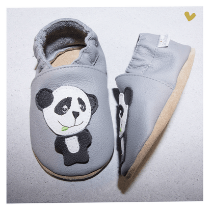 BABUCHA BABY PANDA, OSITO/ANIMALES BLANCO Y NEGRO