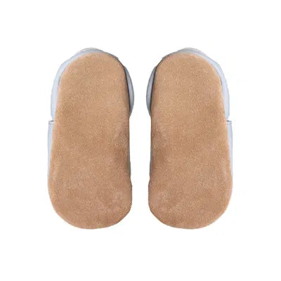 MOUSE LIGTH GREY babucha en piel antideslizante