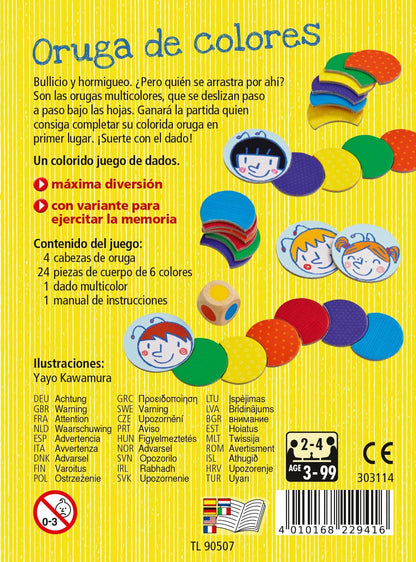 Oruga de colores