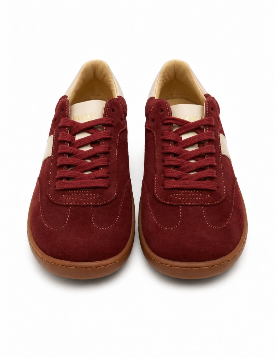 Deportivo 8998S serraje- microfibra burdeox/piedra
