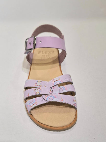 Sandalia Iris Flexi unicornio malva