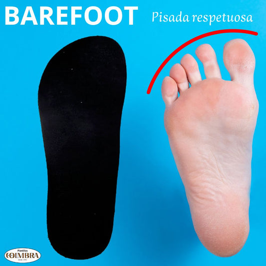 Plantillas Barefoot Coimbra recortable para adultos