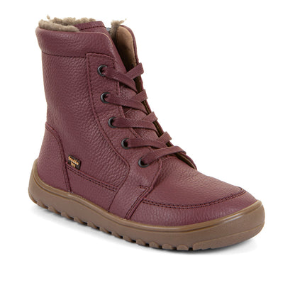 Botín barefoot Zeru Tex boot bordeaux