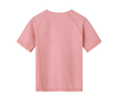 Camiseta Protección solar whale pink