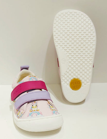 Deportiva lona Seaqual microfibra Unicornio iris/rosa/lila