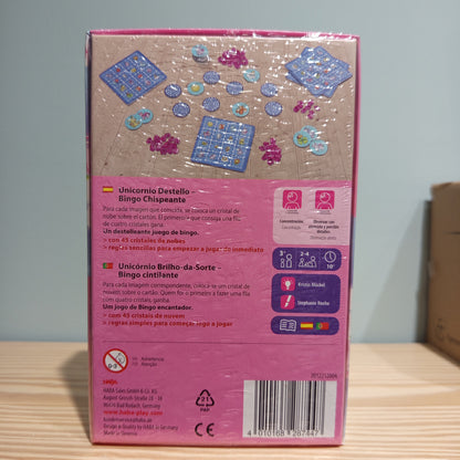 Unicornio Destello – Bingo chispeante