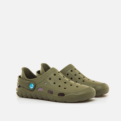 Sandalia Zuecos free care verde