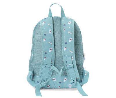 Mochila Mediana pandas in space + Llavero Personalizable