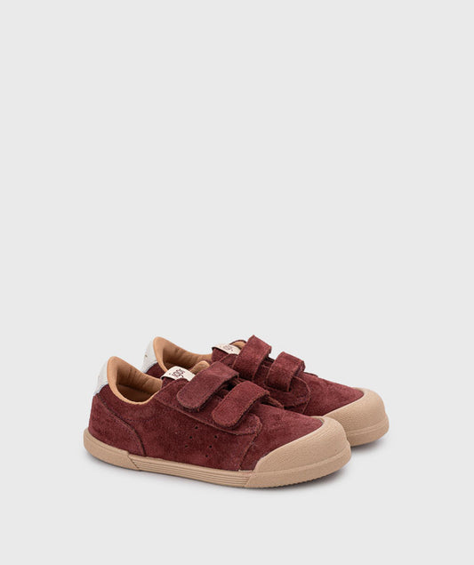 Deportiva Tennis suede burdeos