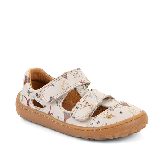 D -Velcro sandal beige