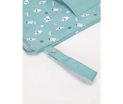 Bolsa Impermeable infantil grande pandas in space