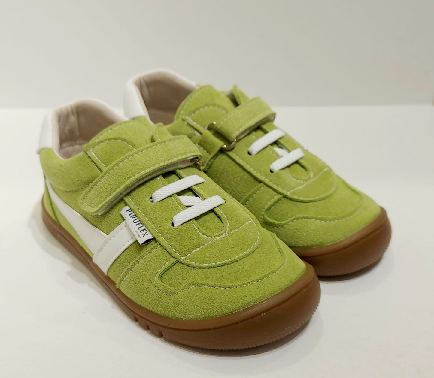 Deportiva Microfibra Suede pistacho