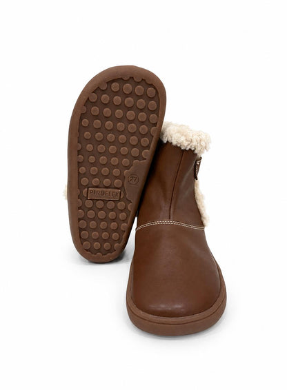 Bota borreguillo piel Madison marron