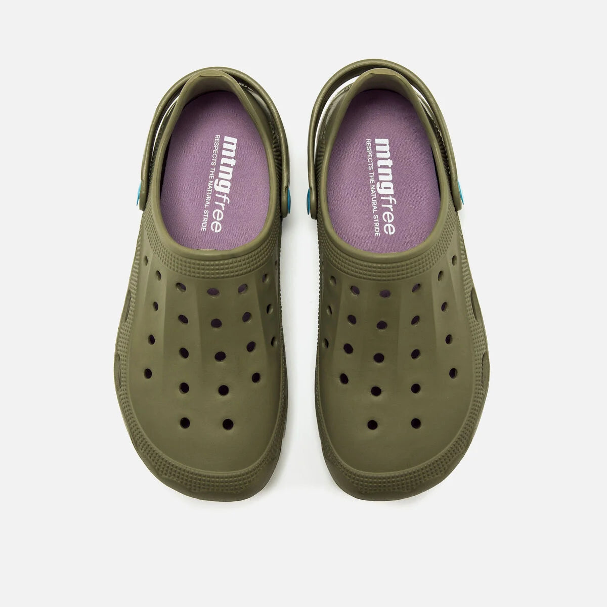 Sandalia Zuecos free care verde