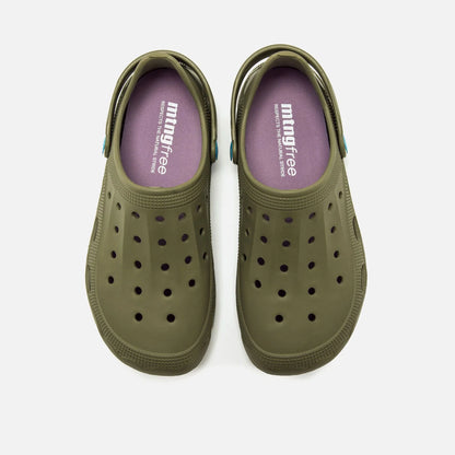 Sandalia Zuecos free care verde