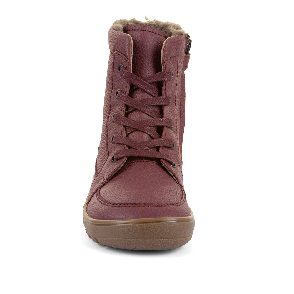 Botín barefoot Zeru Tex boot bordeaux