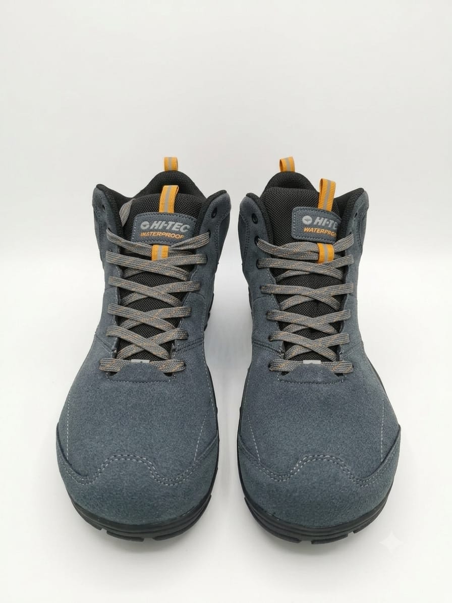 Botines Loma mid charcoal inca gold