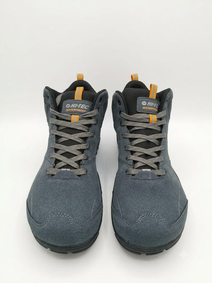 Botines Loma mid charcoal inca gold